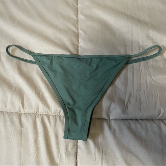 NWOT Lulus Green String Bikini Bottom Size Large - Picture 3 of 5